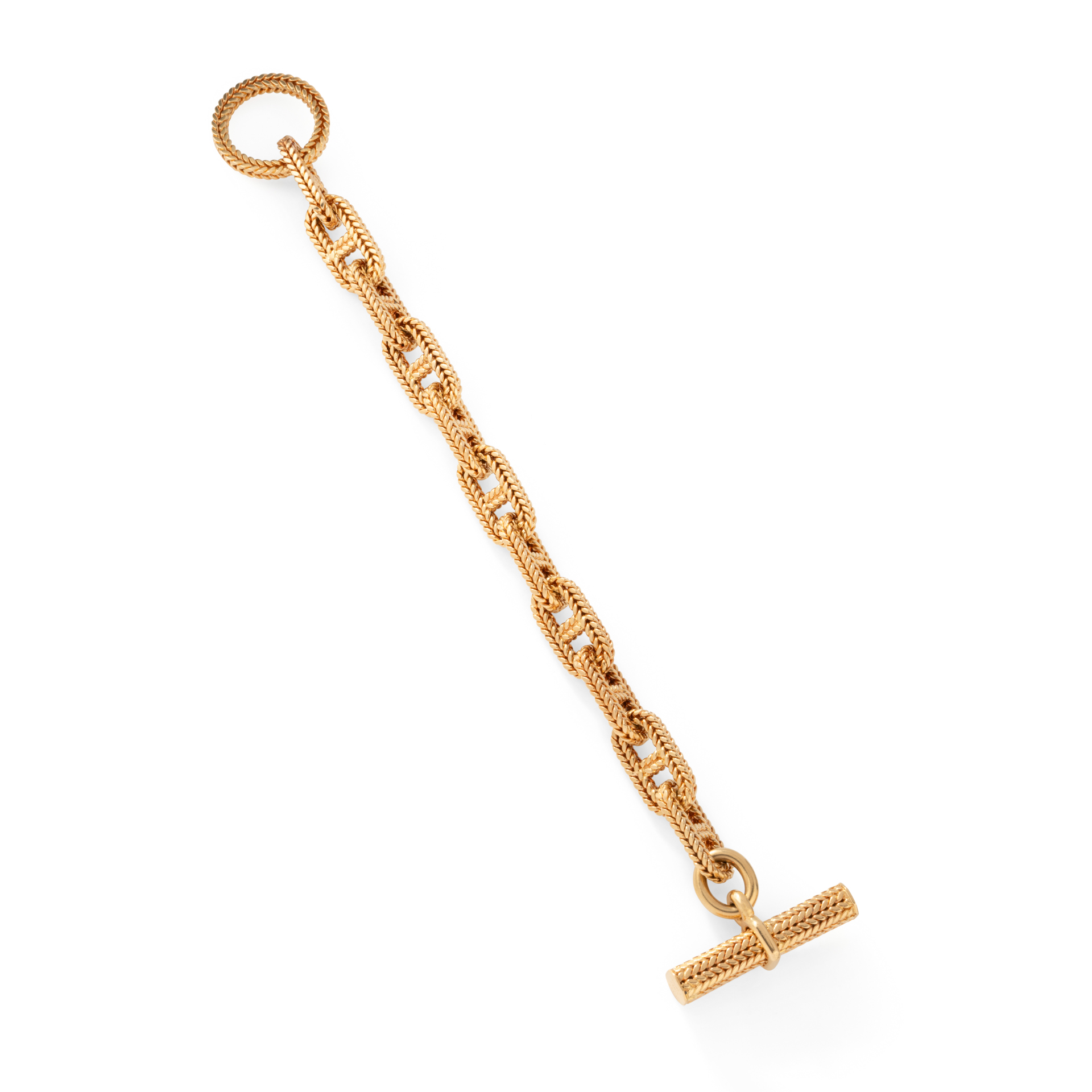 Exceptionnel Bracelet Chaîne D'ancre Maison Hermès par Georges Lenfant. Prix sur Demande