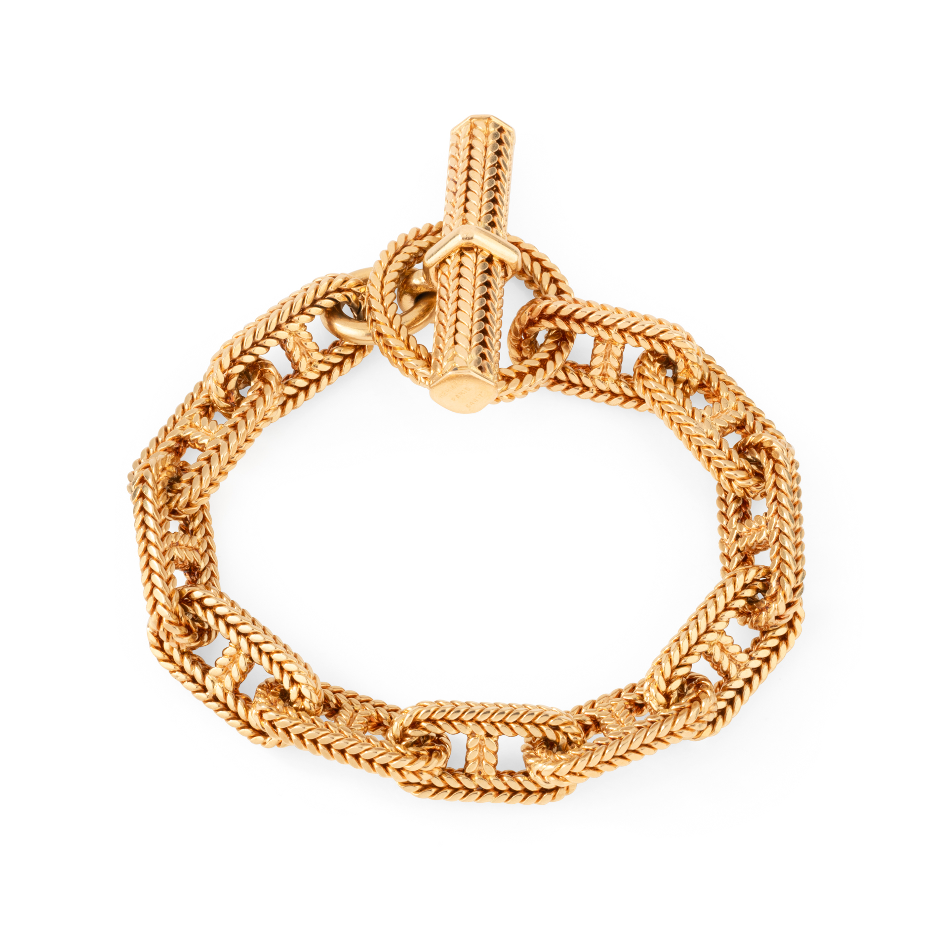 Exceptionnel Bracelet Chaîne D'ancre Maison Hermès par Georges Lenfant. Prix sur Demande – Image 6